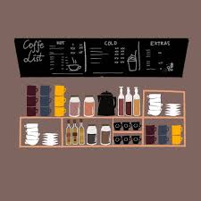 A Part Of My Coffee Shop Wip Workinprogress Drawing Draw Illustration Illustrate Illustrat My Coffee Shop Cute Coffee Shop Coffee Shop Aesthetic