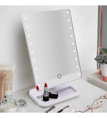 Makyaj Aynasi 16 Led Pilli Led Isikli Dokunmatik Makyaj Ayna