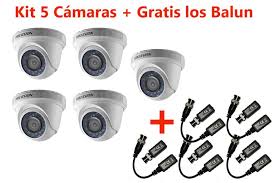 Seja o primeiro a avaliar este produto. Kit 5 Camaras Domos 1080p Ds 2ce56d0t Ipf Gratis Balun Ikseg Store