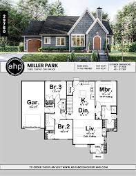 Two story homes are beautiful, but so is your peace of mind. 1 Story Cottage Style House Plan Miller Park Cottage House Plans Cottage Style Homes Cottage Floor Plans