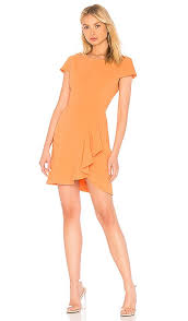 Amanda Uprichard Whistler Dress In Papaya Revolve Dresses Women S Fashion Dresses Fashion