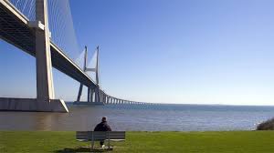 The vasco da gama bridge (portuguese: Ponte Vasco Da Gamain Lissabon