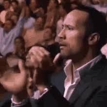 The rock is a wwe wrestler who has starred in a number of hollywood movies. The Rock Clapping Gif Gifs Tenor