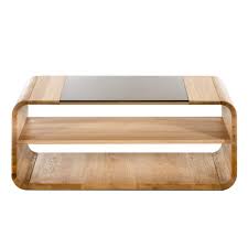 Ivinta glass coffee table round industrial design with wood frame for living room home dining room,32inch. Amazon Brand Alkove Hayes Rounded Edge Solid Wood Coffee Table With Wheels 110 X 60 X 44cm Glass Top Wild Oak Buy Online In Honduras At Honduras Desertcart Com Productid 109721758