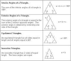 Angles Triangles Geometry Tutorial Math Tutorials Triangle Math Geometry Notes