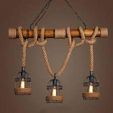 Jute rope pendant light, made of sailing rope, hanging light, industrial light, loft light, marine style stylova 5 out of 5 stars (39) $ 56.41. Countryside Vintage Pendant Light Loft Hemp Rope Bamboo Iron Cage Hanging Lamp Hand Knitted Ligh Rope Pendant Lamps Rope Pendant Light Vintage Pendant Lighting