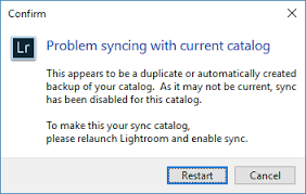 If your photos are scattered across different drives and directories, you will have a hard time. Problem Syncing After Moving Catalog Lightroom Queen Forums