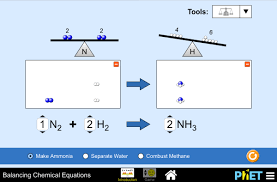 Particles that make up a substance move. Balancing Chemical Equations Chemical Equations Conservation Of Mass Phet Interactive Simulations