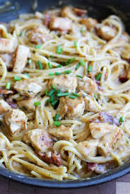 Chicken Bacon Ranch Spaghetti Recipe Chicken Bacon Ranch Easy Pasta Recipes Skinny Pasta Recipes