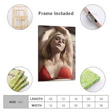 Elle Fanning Sexy Actress Poster (39) Print Photo Art Painting Canvas  Poster Home Decorative Bedroom Modern Decor Posters Gifts  20x30inch(50x75cm) : ...