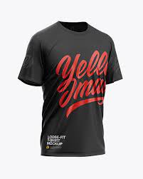 Download Men S Loose Fit Graphic T Shirt Mockup Free Psd Clothing Mockup Free Psd Mockups Templates
