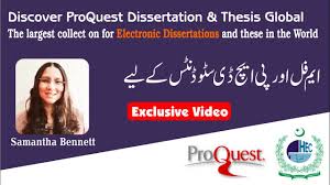 The proquest dissertations and theses database is an invaluable resource for undergraduate and graduate students as well as faculty, stated shannon walsh, associate professor of theatre history, in theatre history, when my students do research projects, many times they choose specific topics. Discover Proquest Dissertations Thesis Global Samantha Bennette Youtube