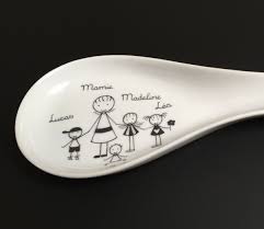 Un Cadeau Pour Mamie Pour Noel Une Repose Cuillere Personnalise Claudia Ladriere Creations Cadeaux Personnalises Fete Des Grands Meres Idee Cadeau Maman Cadeau Utile