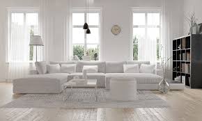 White l shaped sectional sofa design. White Sofa Design Ideas For Your Home Design Cafe