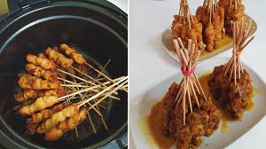 Bahan resepi kuah kacang satay ayam. Resepi Satay Ayam Dan Daging Bakar Menggunakan Air Fryer