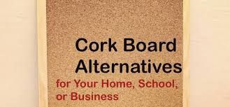 This board does double duty with a magnetic dry erase surface, rimmed with cork for added functionality. Cork Board Alternatives For Your Home School Or Business