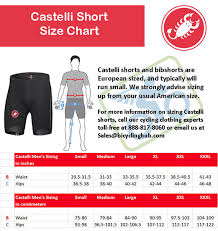 26 Exact Castelli Bib Size Chart