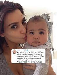 Kim wishing North West a happy birthday 🥹