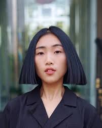 Boyish bowl cut hairstyle for asian women. Medium Korean Hairstyles Women Corian House