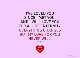 Scribble one of these cute love quotes for her before you leave in the morning and she'll be all yours when you see her again. 45 Since I Met You Quotes That Are Super Romantic