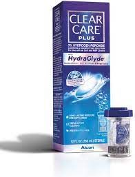 Exceptional disinfection · cleans and conditions · all day comfort Clear Care Contact Lens Solution Clearcaresolution Com