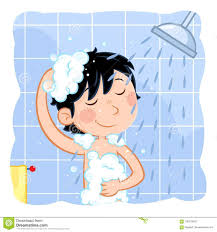 Daily Routine Taking A Shower Stock Illustration Illustration Of Child Care 106218403 In 2020 Illustration Cartoon Illustration Stock Illustration