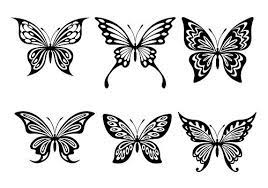 Mel Stampz A Rabble Of Free Butterfly Silhouette Shapes Black Butterfly Tattoo Butterfly Tattoo Designs Butterfly Tattoo