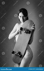 Skateboarder stock image. Image of naked, erotic, body - 45541137