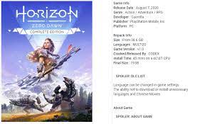 The ropecaster is ideal for temporarily slowing down or title: Horizon Zero Dawn Complete Edition Multi20 Apex Repackwatchers