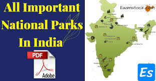 Valley of flowers in india map. All Important National Parks In India Pdf Download