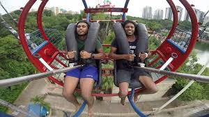 Sunway lagoon theme park water park rides attractions. Reverse Gravity Ride 01 G Force X In Sunway Lagoon Extreme Park Malaysia Youtube