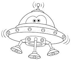 There are 213 ufo coloring page for sale on etsy, and they cost $2.44 on average. Coloring Page With Ufo Alien Space Ship Stock Vector Illustration Of Fiction Character 166859529