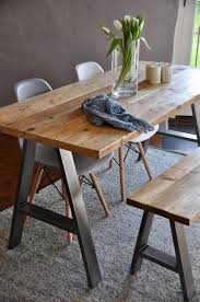 Pin By James Mckenna On Kitchen Family Room In 2020 Wood Table Rustic Dining Table With Bench Dining Table
