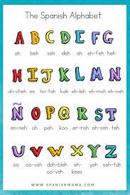 All the letters that are also present in . Besorgen Sie Sich Dieses Kostenlose Spanische Alphabet Poster Um Es Herunterzul Spanish Lessons For Kids Learning Spanish For Kids Learning Spanish Vocabulary