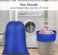 OTraki 28x45 inch Extra Large Laundry Bag 2 Pack Drawstring Laundry Hamper  Bag Heavy Duty Dirty Clothes Bag Washable Organizer Storage for Camp Home  ...