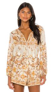 Spell The Gypsy Collective Hendrix Blouse In Cream Revolve