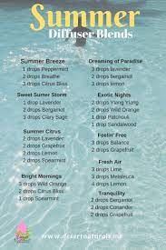 Summer Diffuser Blends Doterra Dawn Goehring Desert Naturals Summer Essential Oils Summer Diffuser Blends Essential Oils Aromatherapy