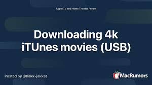Hold the pointer over a movie or tv show, then click the download button. Downloading 4k Itunes Movies Usb Macrumors Forums