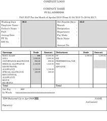 Sample templates can be made not only in excel but also in pdf, word doc, and google doc format as well. 50 Salary Slip Templates For Free Excel And Word Templatehub