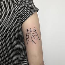 Sugar skull forearm tattoo for men. Minimalist Tattoos