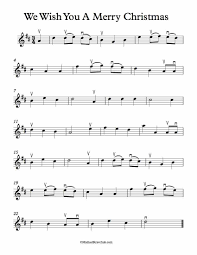 We Wish You A Merry Christmas We Wish You A Merry Christmas Here Is Free Violin Sheet Music For We Wish You A Merry Christmas In The Keys Of A Bb C D Eb F And Free Violin Sheet Music Violin Sheet Music