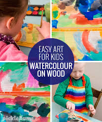 Check spelling or type a new query. Easy Art For Kids Painting On Wood Picklebums