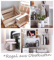 Regal Aus Obstkisten Diy Projects Gifts Obstkisten Mobel Aus Paletten Und Holzkisten
