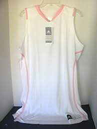 Favorite pink quartz loveliness dress. Adidas W Pro Team White Pink Trim Basketball Jersey Shirt Women S Large Nwt For Sale Online