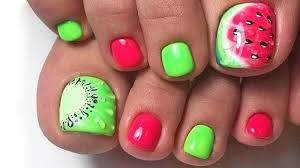 Chevron and melon toe nail designs. 20 Cute And Easy Toenail Designs For Summer The Trend Spotter