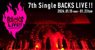 7th Single BACKS LIVE!!