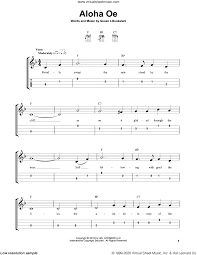 Some of the best sheet music and resources for ukulele and guitar duets, trios, ensembles on the web. Liliuokalani Aloha Oe Sheet Music For Ukulele Easy Tablature Ukulele Easy Tab