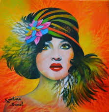 Guichard Bunel Les Arts Portrait Peinture Art Feminin