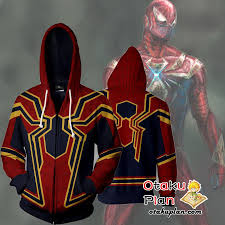 Transparent spider web, spiderman homecoming png , spiderman ps4 png. Spiderman Homecoming Iron Spider Zip Up Hoodie Jacket Spiderman 3d Zip Up Hoodies And Clothing Spiderman Hoodie Sweatshirts Hoodie Spiderman