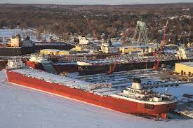 Great lakes and seaway photo gallery updated weekly with thousands of images. Winter Work On The Great Lakes